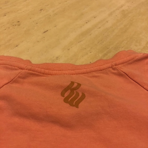 New Rocawear 99 Logo Tee Orange/Pink Size S - Picture 4 of 5